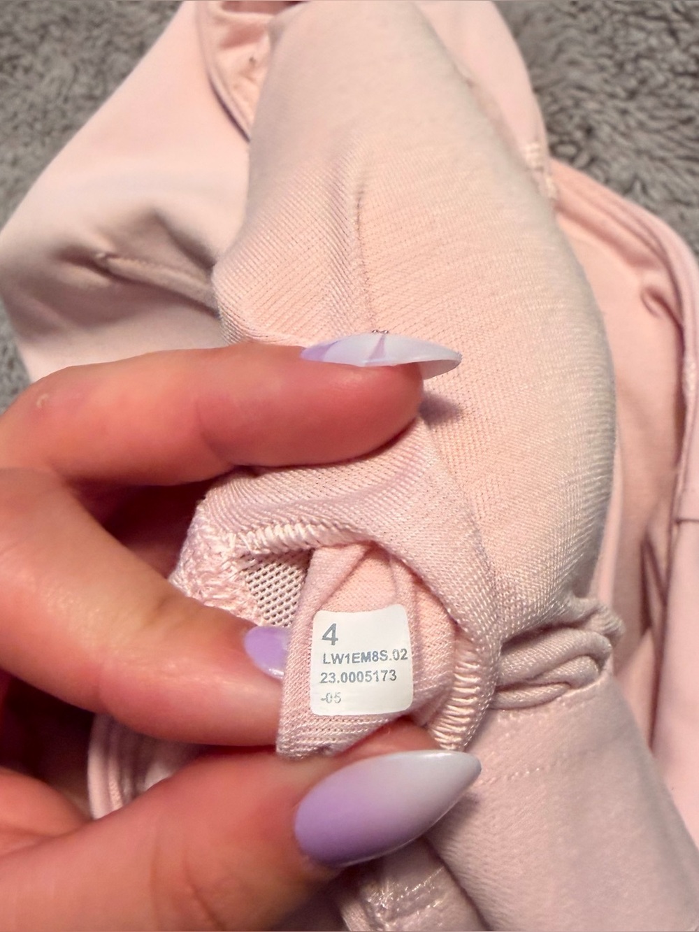 Lululemon Align Light Pink High Neck Cropped Tank - Picture 4 of 4